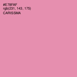 #E78FAF - Carissma Color Image