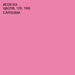 #EE81A9 - Carissma Color Image