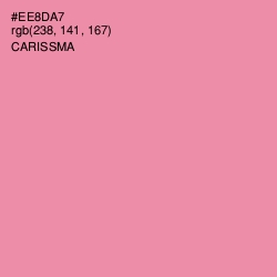 #EE8DA7 - Carissma Color Image