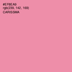 #EF8EA9 - Carissma Color Image