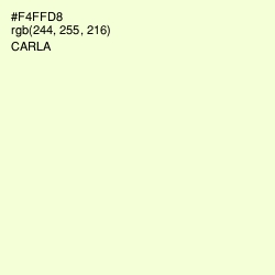 #F4FFD8 - Carla Color Image