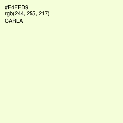 #F4FFD9 - Carla Color Image
