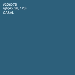 #2D607B - Casal Color Image