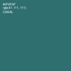#2F6F6F - Casal Color Image