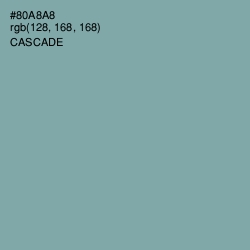 #80A8A8 - Cascade Color Image