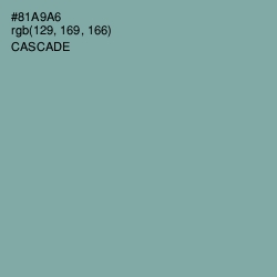 #81A9A6 - Cascade Color Image