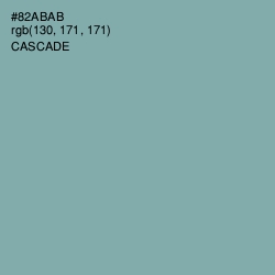 #82ABAB - Cascade Color Image