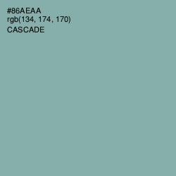 #86AEAA - Cascade Color Image