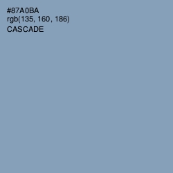 #87A0BA - Cascade Color Image