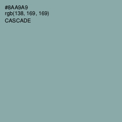#8AA9A9 - Cascade Color Image