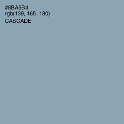 #8BA5B4 - Cascade Color Image