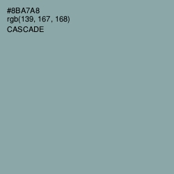 #8BA7A8 - Cascade Color Image