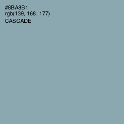 #8BA8B1 - Cascade Color Image