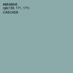 #8BABAB - Cascade Color Image