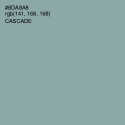 #8DA8A8 - Cascade Color Image
