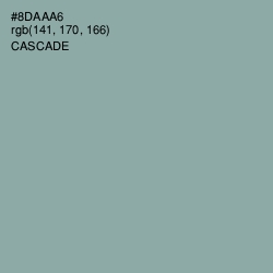 #8DAAA6 - Cascade Color Image
