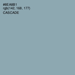 #8EA8B1 - Cascade Color Image