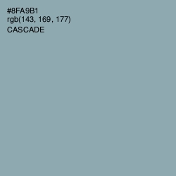 #8FA9B1 - Cascade Color Image