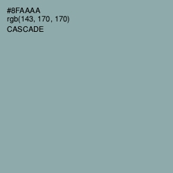 #8FAAAA - Cascade Color Image