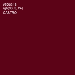 #5D0318 - Castro Color Image