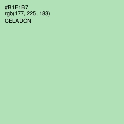 #B1E1B7 - Celadon Color Image