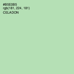#B5E0B5 - Celadon Color Image