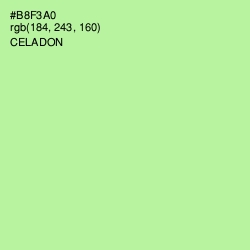 #B8F3A0 - Celadon Color Image