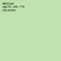 #BFE2AF - Celadon Color Image