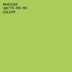 #AACC5A - Celery Color Image