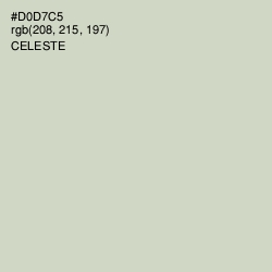 #D0D7C5 - Celeste Color Image