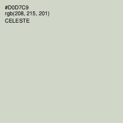 #D0D7C9 - Celeste Color Image