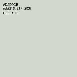 #D2D9CB - Celeste Color Image