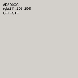 #D3D0CC - Celeste Color Image