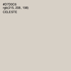 #D7D0C6 - Celeste Color Image