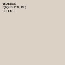 #DAD0C6 - Celeste Color Image