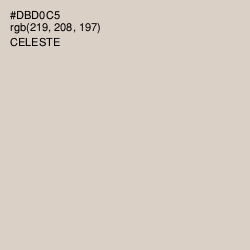 #DBD0C5 - Celeste Color Image