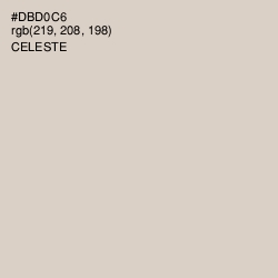 #DBD0C6 - Celeste Color Image