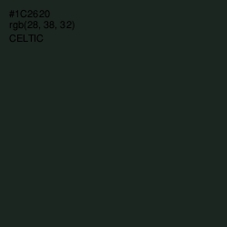 #1C2620 - Celtic Color Image