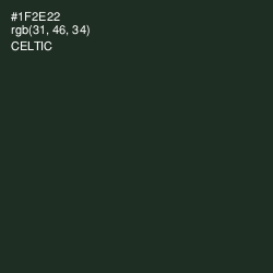 #1F2E22 - Celtic Color Image