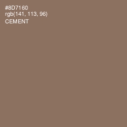 #8D7160 - Cement Color Image