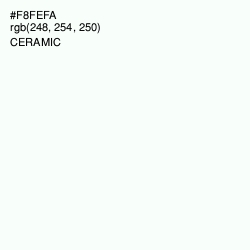 #F8FEFA - Ceramic Color Image