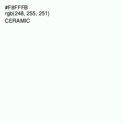 #F8FFFB - Ceramic Color Image