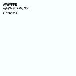 #F8FFFE - Ceramic Color Image