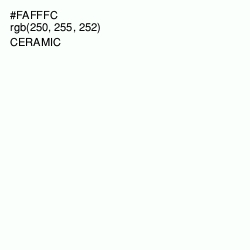 #FAFFFC - Ceramic Color Image