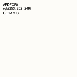 #FDFCF9 - Ceramic Color Image