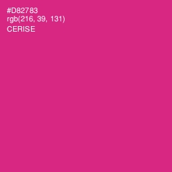 #D82783 - Cerise Color Image