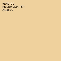 #EFD19D - Chalky Color Image