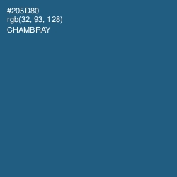 #205D80 - Chambray Color Image