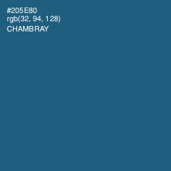 #205E80 - Chambray Color Image