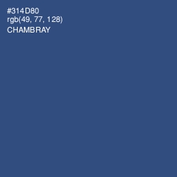 #314D80 - Chambray Color Image